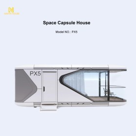 PX7  Mobile Home Modern Prefabricated Modular Residential Camp Prefab Capsule House