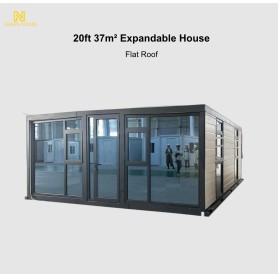 Affordable Expandable Tiny House Flat Roof with Modular Design